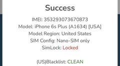 Apple iPhone 6S Plus Gray – For Parts Only- READ!