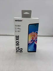 Locked To Verizon TCL 50 XE 5G Prepaid Smartphone 50MP 6.56” 128GB NEW SEALED!