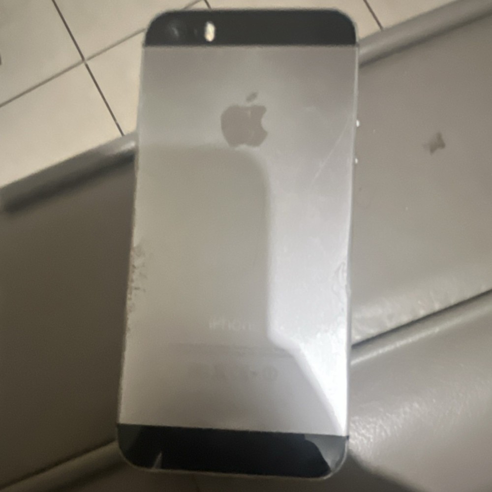 Apple iPhone 5s Silver/Black 8MP Bluetooth Wi-Fi Lightning 4.0in Screen