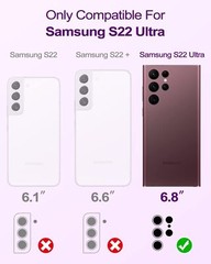 for Samsung Galaxy S22 Ultra Case Military Grade Protection Cover Armor Rugged