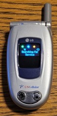LG VX6000 – Silver and Blue ( U.S. Cellular ) Very Rare CDMA Flip Phone -Bundled