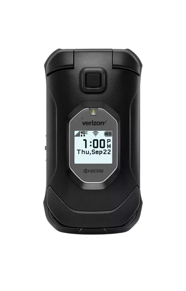 A+ 10/10 Cond Kyocera DuraXV+ Plus E4811NC 16GB Black (Verizon) RUGGED no camera