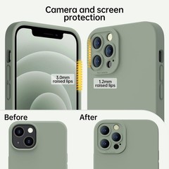 iPhone 12 Pro Max Case with Screen Protector – Upgraded Camera Protection – Sili