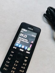 Nokia Asha 301 black white Unlocked Single card 3G Bluetooth Button Mobile Phone