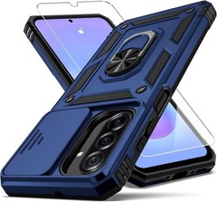 Samsung Galaxy A37 5G Case with Camera Lens Cover, Military Grade Drop Protectio