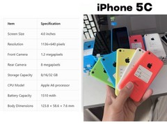 Original Apple iPhone 5c (Unlocked) NEW BATTERY-8 GB-16 GB-32GB – Blue & white