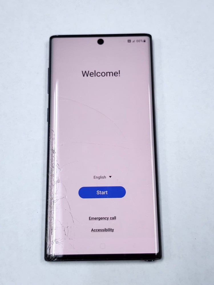 DEFECTIVE – Samsung Galaxy Note 10 – 256GB – Aura Black – GSM Unlocked – 11601