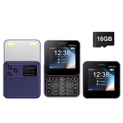 SERVO R18 Pro Mini Phone 2.4&Prime; Rotating Screen Dual SIM 2G GSM Flashlight Radio