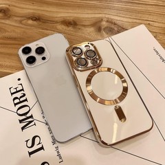 Case for iPhone 14 Pro Max with Camera Lens Protector Luxury Plating Edge Soft T