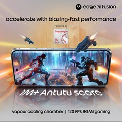 MOTOROLA Edge 70 Fusion (SILHOUETTE, 12+256GB) Snapdragon® 7s Gen 4 SmartPhone.