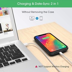 For iPhone 11 Battery Case, iPhone 11 6.1 inc,6800mAh Portable External ,Black