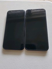 Two Apple iPhone 12 64GB Black Unlocked 95% And 87% Battery Health