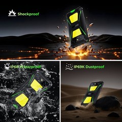 OUKITEL G5 Rugged Smarphone 16GB/256GB 6300mAh Camping Light Dual SIM 4G IP68