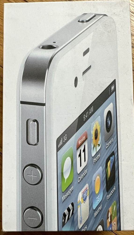Apple iPhone 4S 16GB White Empty Replacement BOX ONLY-