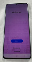 SAMSUNG GALAXY S20+ PLUS 5G SM-G986U 128GB CLOUD BLUE UNLOCKED HEAVY SCREENBURN