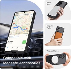 For Samsung Galaxy S26+ Plus Case Matte Magnetic Phone Cover 1x Screen Protector