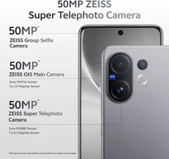 vivo V60 5G (Grey 512GB 16GB RAM) 7 Gen 4 Processor 6.77 inch“NO TARIFFS IN USA”