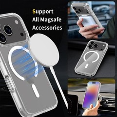 iPhone 17 Pro Max Crystal Clear Case: 99% Transparency | Military Anti-Yellowing