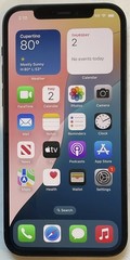 USED BLACK GSM UNLOCKED iPhone 12, 256GB A2172 MGFF3LL/A, 79% BATTERY, iOS 18.5