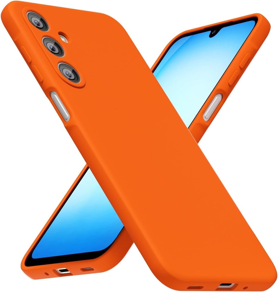 Samsung Galaxy A17 5G Phone Case Silicone, Ultra Thin Slim Soft Rubber Gel Neon
