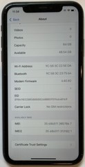 TESTED USED GSM UNLOCKED iPhone 11, 64GB A2111 MH8D3LL/A iOS 18.4.1, 82% BATTERY