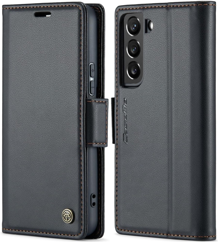 for Samsung Galaxy S22 Plus RFID Case faux leather wallet card slot magnetic