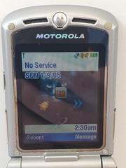 Motorola Razr V3c Flip Phone 2G Gray Tested Working