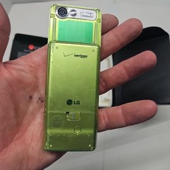 Vintage Rare LG Chocolate VX8500 Green Cell Phone Verizon Collector Untested