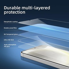 For Samsung Galaxy S25 Ultra Screen Protector Tempered Glass Bubble Free 3Pack