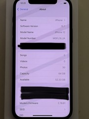 Apple iPhone 12 T-Mobile Black 64GB MGFL3LL/A