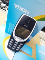 Nokia 3310 Navy blue Unlocked 2G GSM 900/1800 Mobile Phone (with Snake II Game)