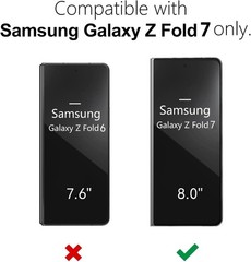 For Samsung Galaxy Z Fold 7 Case w/Smooth Matte TPU Plain Solid Protection Cover