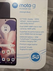 Motorola Moto G Power 5G 2024 AT&T Prepaid 128GB Android 14 Midnight Blue – New
