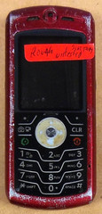 Motorola SLVR / Sliver L7c – Red and Black ( CDMA ) Rare Cellular Phone