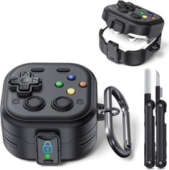 Secure Lock Case for Galaxy Buds 4 Pro Case and Buds 4 Case, Black