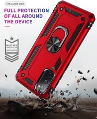 Case for Samsung Galaxy S20 FE with Glass Screen Protectors Military-Grade Red