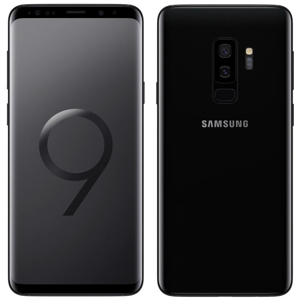 Samsung Galaxy S9+ SM-G965U1 Unlocked 64GB Midnight Black C Extreme Burn