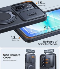 For Samsung Galaxy A17 5G Case with Dual-Layer Shockproof Protective & Kickstand
