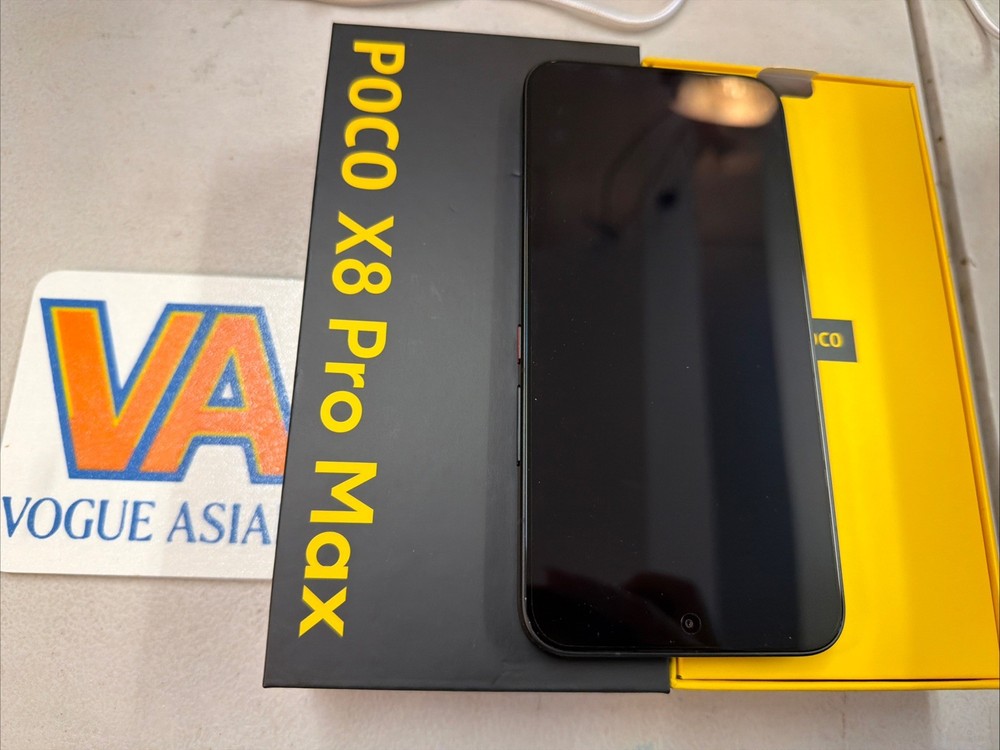 XIAOMI POCO X8 PRO MAX (5G) 256GB+12GB ROM BLACK 5G US Stock Ship UPS 2day