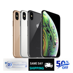 Apple iPhone XS 64GB/256GB – Unlocked, Space Gray, Silver, Gold