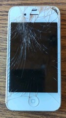 Apple iPhone 4s White Color – FOR PARTS ONLY AS SHOWN!!