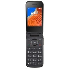 TracFone TCL Flip 2, 8GB, Black – Prepaid Phone (Locked) 1 ct, BLACK