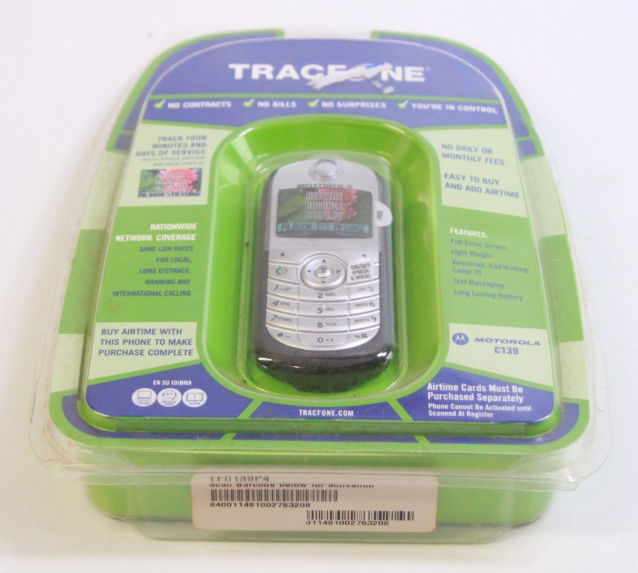 Motorola C139 With Color Screen – TracFone Unused & Sealed