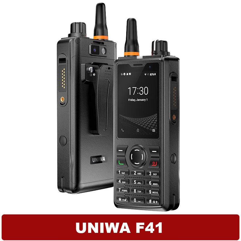 4G LTE Android Rugged Phone Keyboard Waterproof Wireless Microphone UNIWA F41