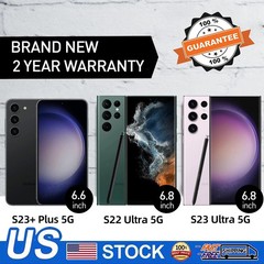 NEW Sealed Samsung Galaxy S24 Ultra/S22 Ultra/S23 Ultra/S23+/S22+ 5G Unlocked US