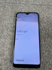 Samsung Galaxy A10e SM-A102U Black T-Mobile Android Smartphone Cracked Screen