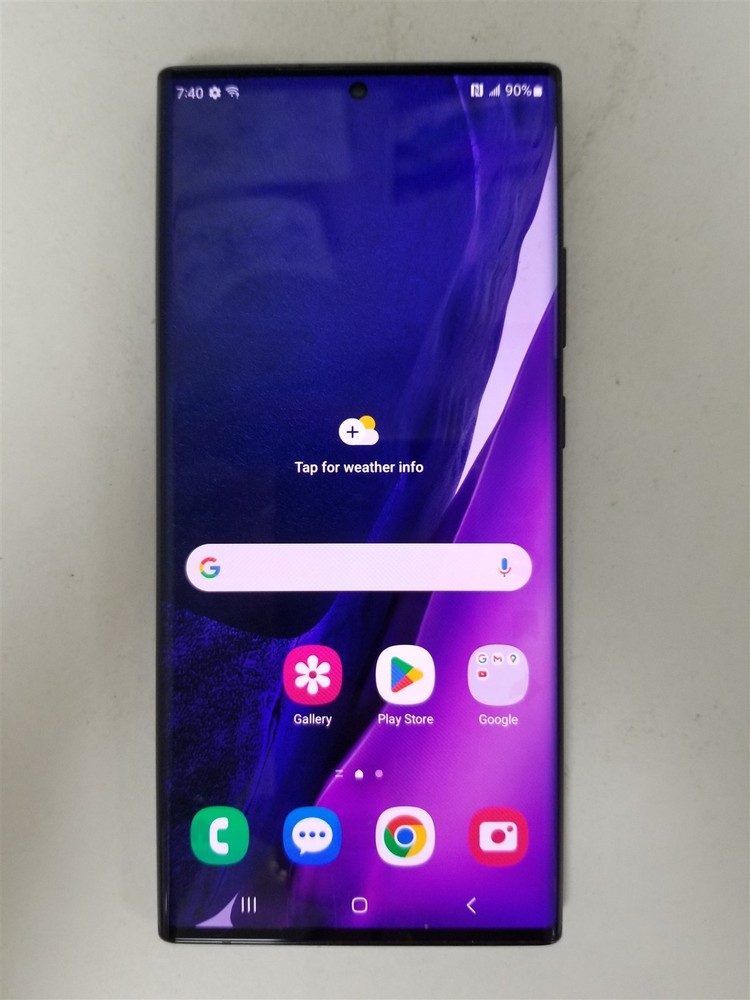 Samsung Galaxy Note20 Ultra 1258GB Black SM-N986U (Unlocked) Discounted zW3225