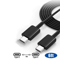 6FT Cable & 45W Fast Charging Type C Wall Charger For Samsung Galaxy S21 S22 S23