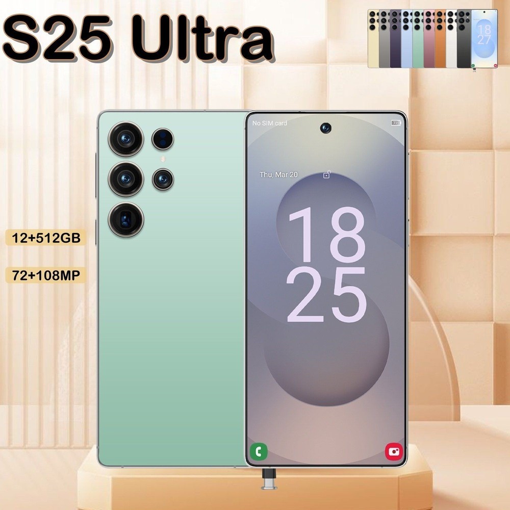 I25 Ultra 5G Unlocked Smartphone,12+512GB Unlocked Phone, 6.8&Prime; HD+ Display, Buil