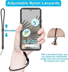9 Pro XL Case with Screen Protector, Camera Lens Protector, Wrist Strap Lanyard